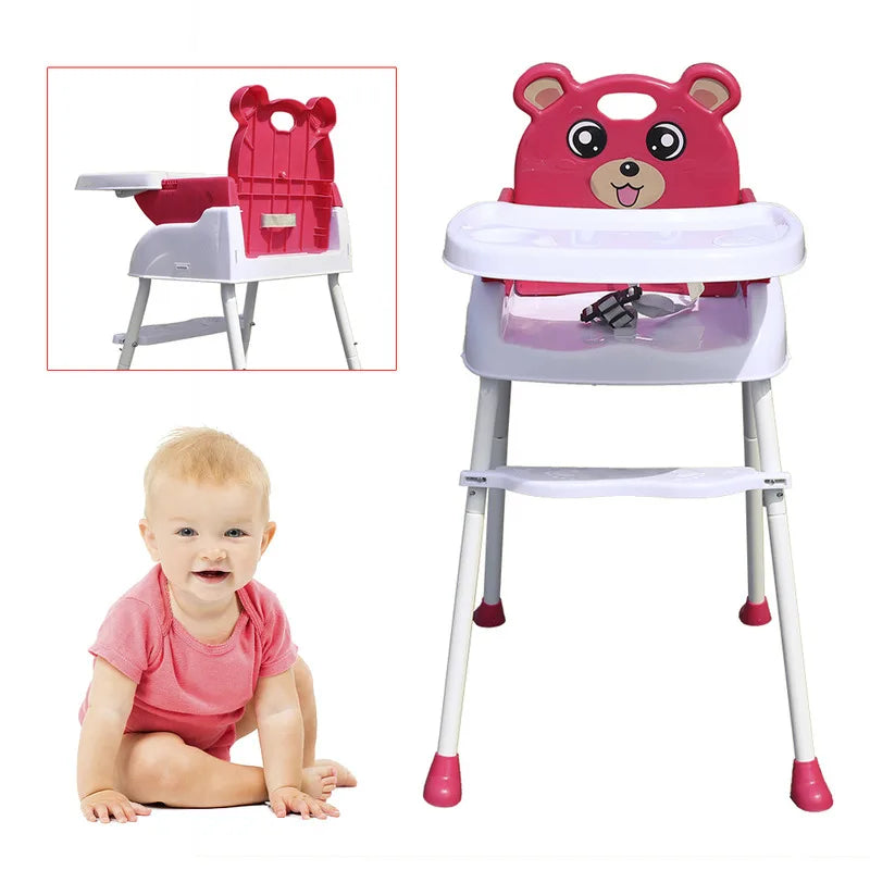 Portable Children Chair Detachable Baby Feeding Table and Chairs Modern Restaurant Furniture